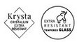 Cristal d Arques Paris Swirly spring Чаши за вино 470 мл 4 бр зеленикаво столче/горна част в розово