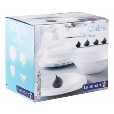 Luminarc Carine White Сервиз за хранене 19 части