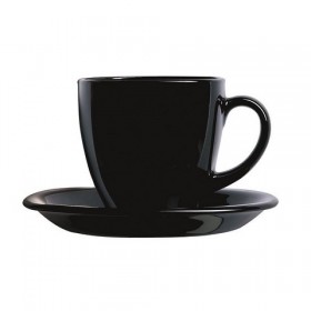 Luminarc Carine black сервиз за чай 220 мл черен